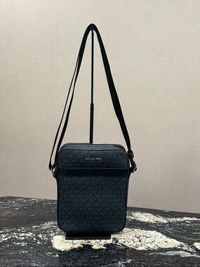 Michael Kors Monogram Messenger Bag
